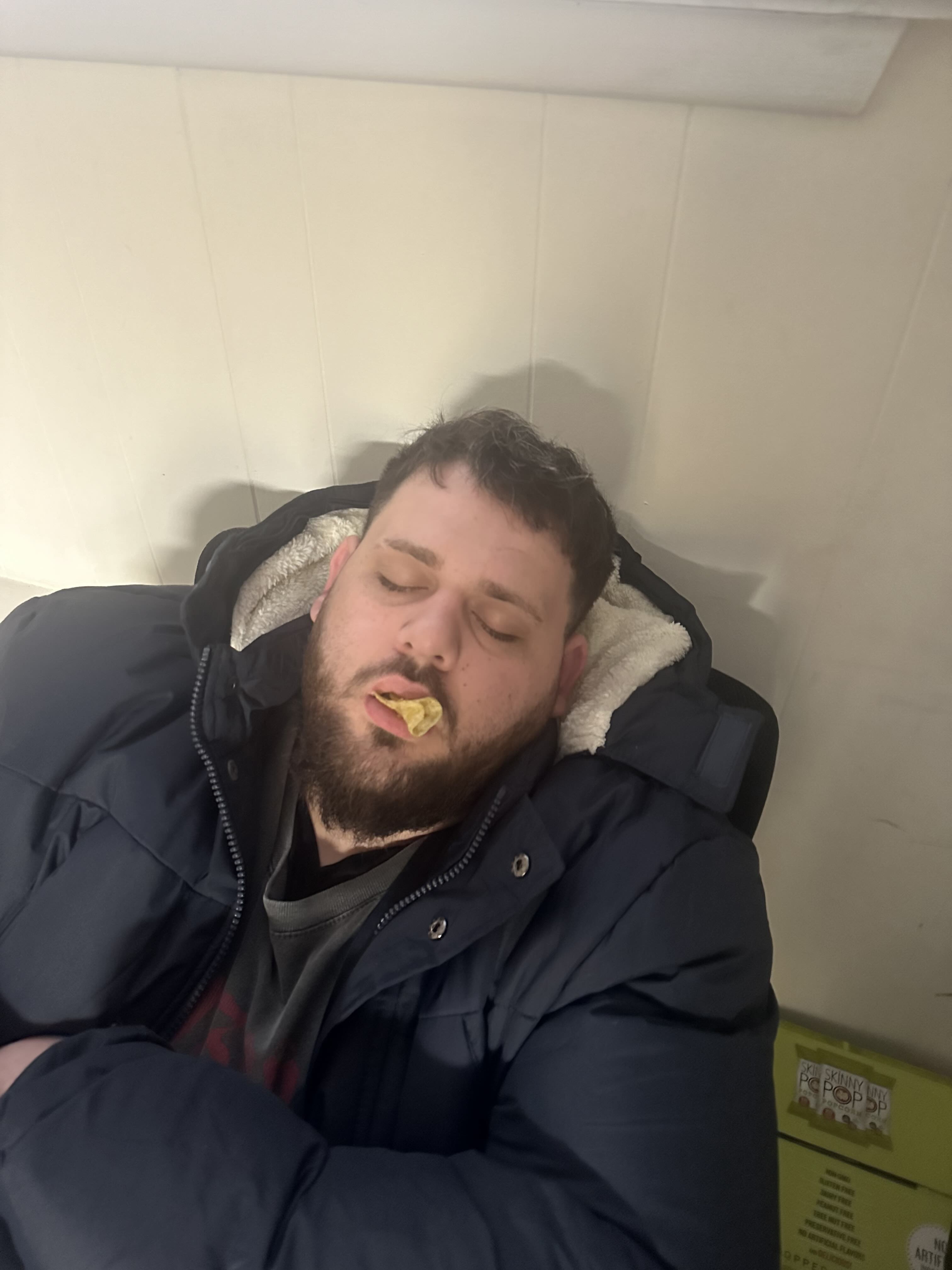 Yonatan Kramer with a fentanyl needle